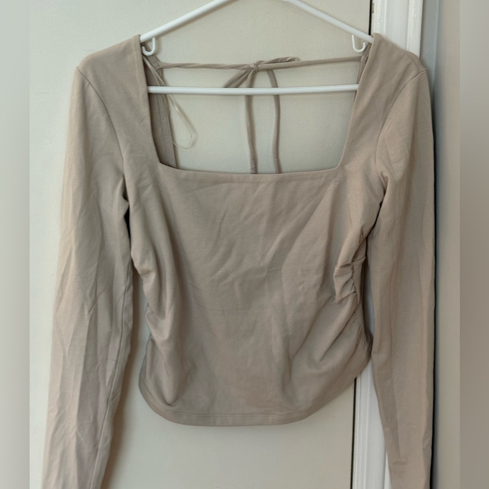 GARAGE low square neck long sleeve size medium women’s 💗